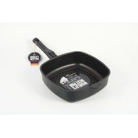 Сковорода-гриль глубокая со съёмной ручкой AMT Gastroguss (Германия), алюминий, 26 см - 1