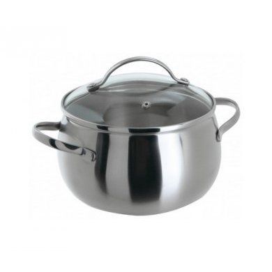 Кастрюля из нержавейки Regent inox (Италия), нержавеющая сталь, - 1