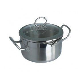 Кастрюля из нержавейки Regent inox (Италия), нержавеющая сталь, - 1