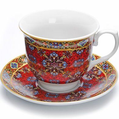 Чайный набор фарфор на 6 персон Mayer & Boch (Германия), фарфор, 12 предметов - 1