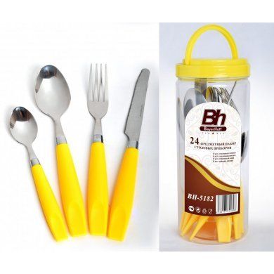 Набор столовых приборов из 24 Bayerhoff (Китай), - 1