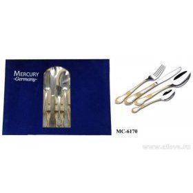 Столовые приборы 24 предмета Mercury (Китай), нержавеющая сталь - 1