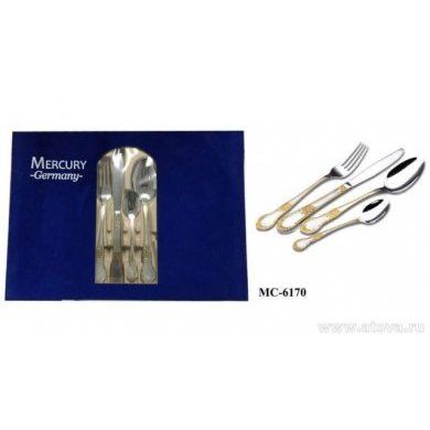 Столовые приборы 24 предмета Mercury (Китай), нержавеющая сталь - 1