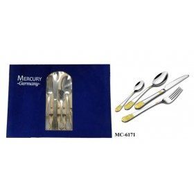 Столовые приборы 24 предмета Mercury (Китай), нержавеющая сталь - 1