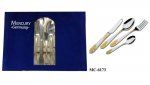 Столовые приборы 24 предмета Mercury (Китай), нержавеющая сталь - 1