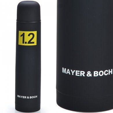 Термос 1, 2 литра Mayer & Boch (Германия), нержавеющая сталь, 1 литр -