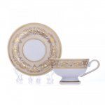 Чайный набор на 6 персон фарфоровый Bavarian Porcelain (Германия), 12 предметов - 1