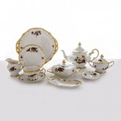 Чайный сервиз Weimar Porzellan (Германия), 30 предметов - 1