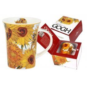 Кружка Подсолнухи Carmani (Польша), костяной фарфор - 1