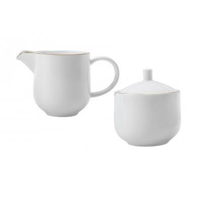 Набор: сахарница + молочник Maxwell & Williams (Австралия), костяной фарфор - 1