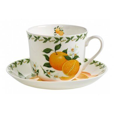 Чашка с блюдцем Maxwell & Williams (Австралия), 2 предмета, костяной фарфор - 1