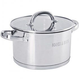 Кастрюля с крышкой Mayer & Boch (Германия), нержавеющая сталь, - 1