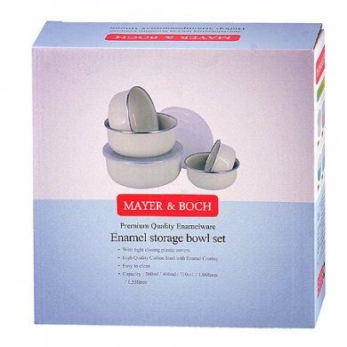 Набор мисок Mayer & Boch (Германия), углеродистая сталь, - 3