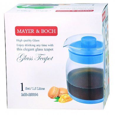 Чайник заварочный Mayer & Boch (Германия), 1 литр, нержавеющая сталь - 3