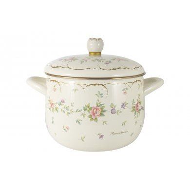 Кастрюля эмалированная Ejiry (Япония), сталь, - 1
