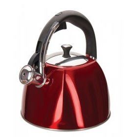 Чайник 3л со свистком Regent inox (Италия), 3 литра, нержавеющая сталь - 1