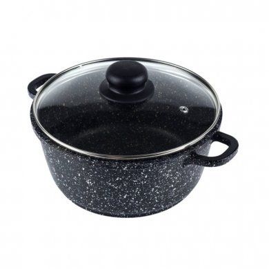 Кастрюля с крышкой Casta (Россия), алюминий, - 1