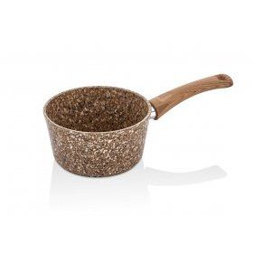 Ковш литой алюминий со стеклянной крышкой Маруся (Турция) (), алюминий, - 1