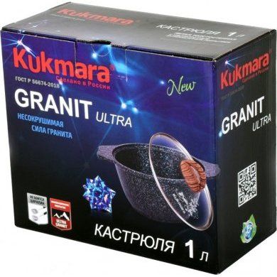 Кастрюля со стеклянной крышкой Кукмор (Россия) (), алюминий, - 4