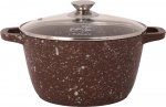 Кастрюля со стеклянной крышкой Кукмор (Россия) (), алюминий, - 1