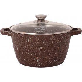 Кастрюля со стеклянной крышкой Кукмор (Россия) (), алюминий, - 1