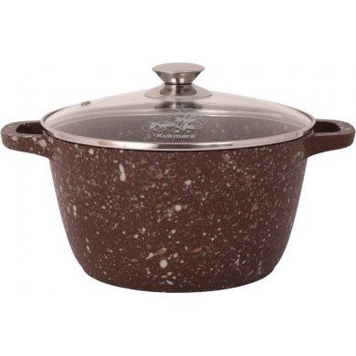 Кастрюля со стеклянной крышкой Кукмор (Россия) (), алюминий, - 1