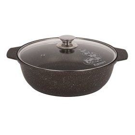 Кастрюля-жаровня со стеклянной крышкой Кукмор (Россия) (), алюминий