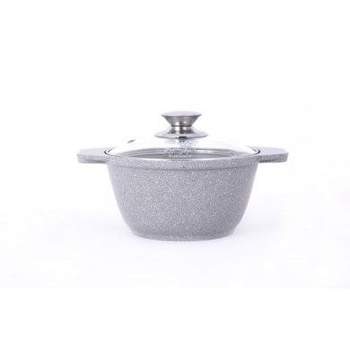 Кастрюля со стеклянной крышкой Кукмор (Россия) (), алюминий, - 3