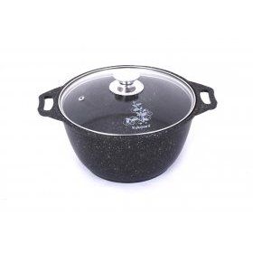 Кастрюля со стеклянной крышкой Кукмор (Россия) (), алюминий, - 1