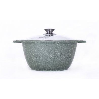 Кастрюля со стеклянной крышкой Кукмор (Россия) (), алюминий, - 1