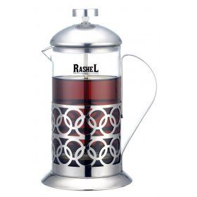Френч-пресс из нержавеющей стали RASHEL (), менее 1 л, нержавеющая сталь - 1