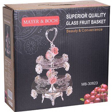 Конфетница 2-х ярусная Mayer & Boch (Германия), металл - 4