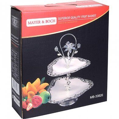 Конфетница 2-х ярусная Mayer & Boch (Германия), металл - 4