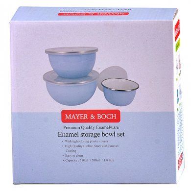 Набор мисок Mayer & Boch (Германия), углеродистая сталь, 6 предметов - 3