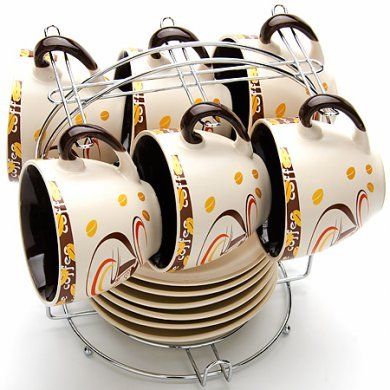 Чайный сервиз 13 предметов Mayer & Boch (Германия), фарфор, 13 предметов - 4