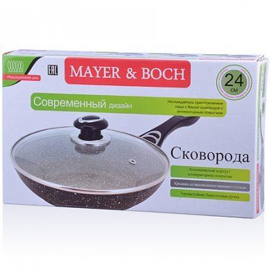 Сковорода с крышкой Mayer &amp; Boch (Германия), - 4