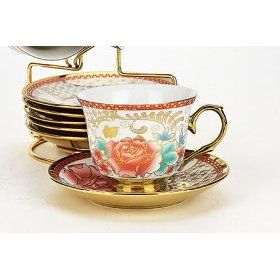 Чайный набор Mayer & Boch (Германия), фарфор, 13 предметов - 1