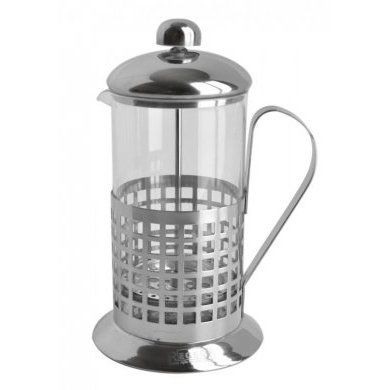 Френч-пресc Regent inox (Италия), 1 литр, нержавеющая сталь - 1