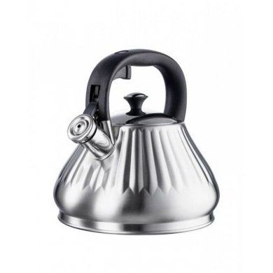 Чайник со свистком Regent inox (Италия), 3 литра, нержавеющая сталь - 1