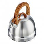 Чайник со свистком Regent inox (Италия), 3 литра, нержавеющая сталь - 1
