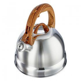 Чайник со свистком Regent inox (Италия), 3 литра, нержавеющая сталь - 1