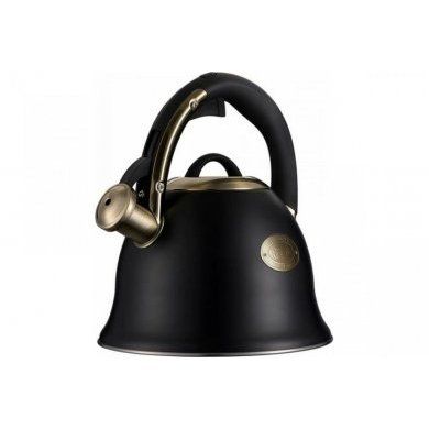 Чайник со свистком Regent inox (Италия), 3 литра, нержавеющая сталь - 1