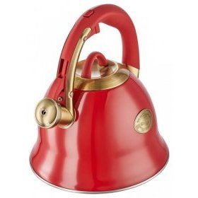 Чайник со свистком Regent inox (Италия), 3 литра, нержавеющая сталь - 1
