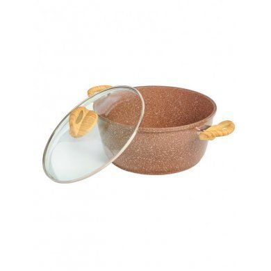 Кастрюля с крышкой Casta (Россия), алюминий, - 1
