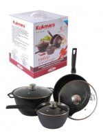 Набор куxонной посуды Кукмор (Россия) (), 6 предметов, алюминий - 1