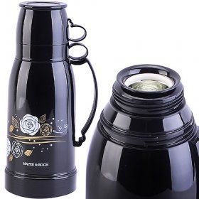 Термос и 2 кружки Mayer & Boch (Германия), пластик, 1 литр -