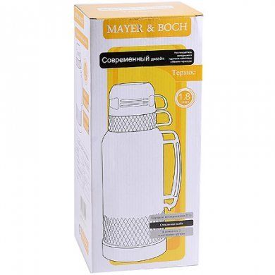 Термос и 2 кружки Mayer & Boch (Германия), пластик, 2 литра - 4