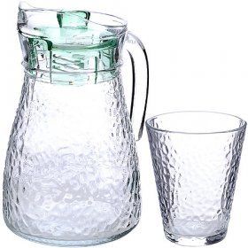 Набор Кувшин 1, 2л и 4 стакана Mayer & Boch (Германия), стекло, 5 предметов - 1