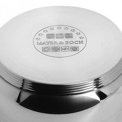 Кастрюля с крышкой Mayer & Boch (Германия), нержавеющая сталь, - 4