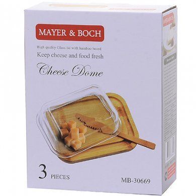 Масленка с ножом Mayer & Boch (Германия), бамбук - 4